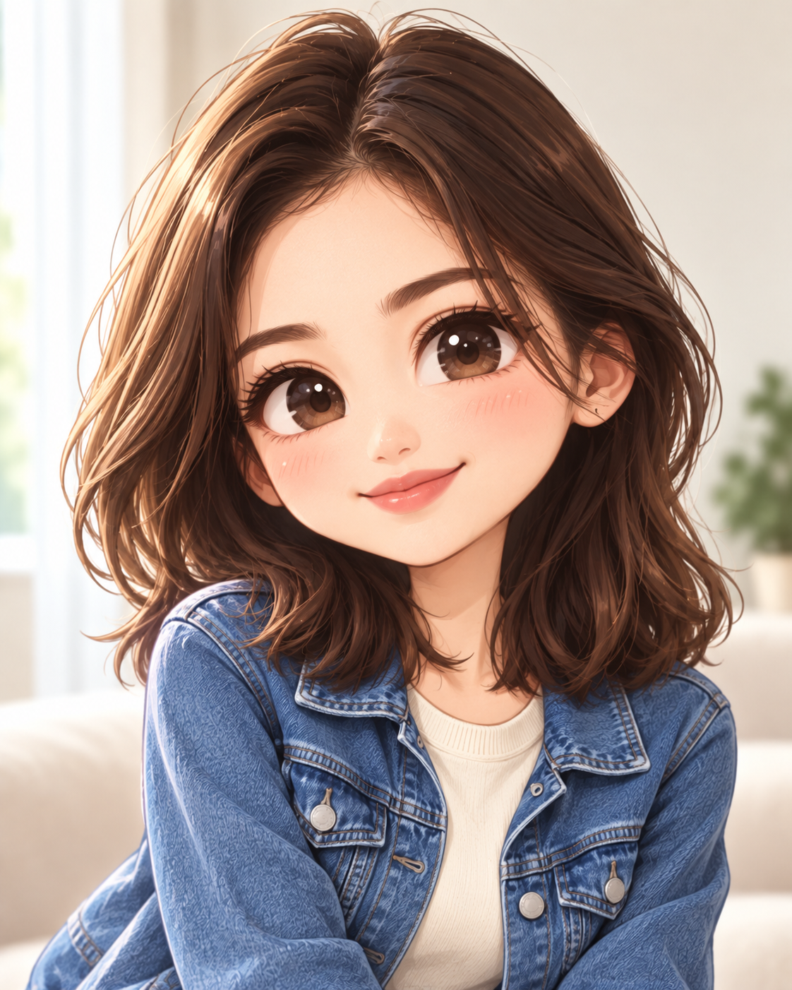 Chibi style portrait preview