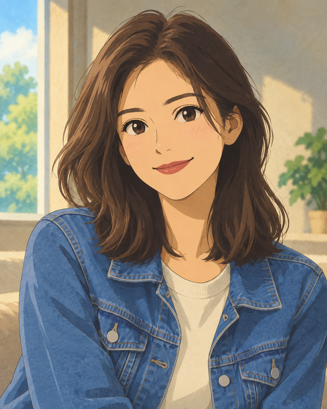 Ghibli-inspired style portrait preview