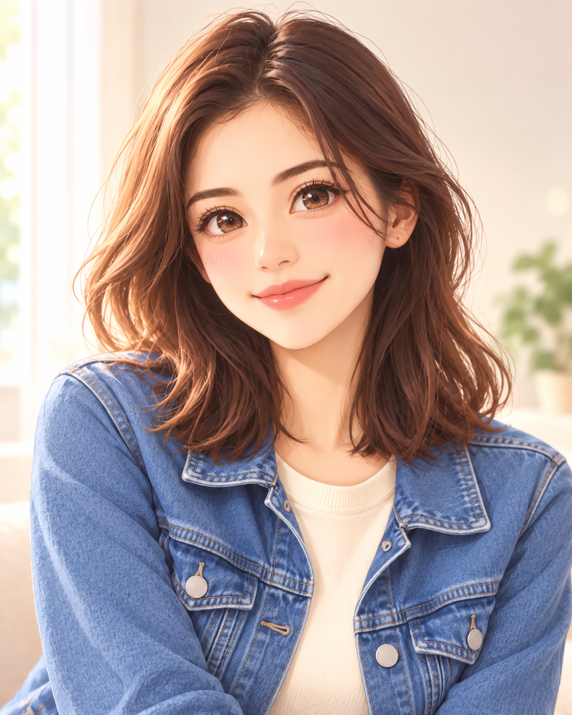 Kawaii style portrait preview